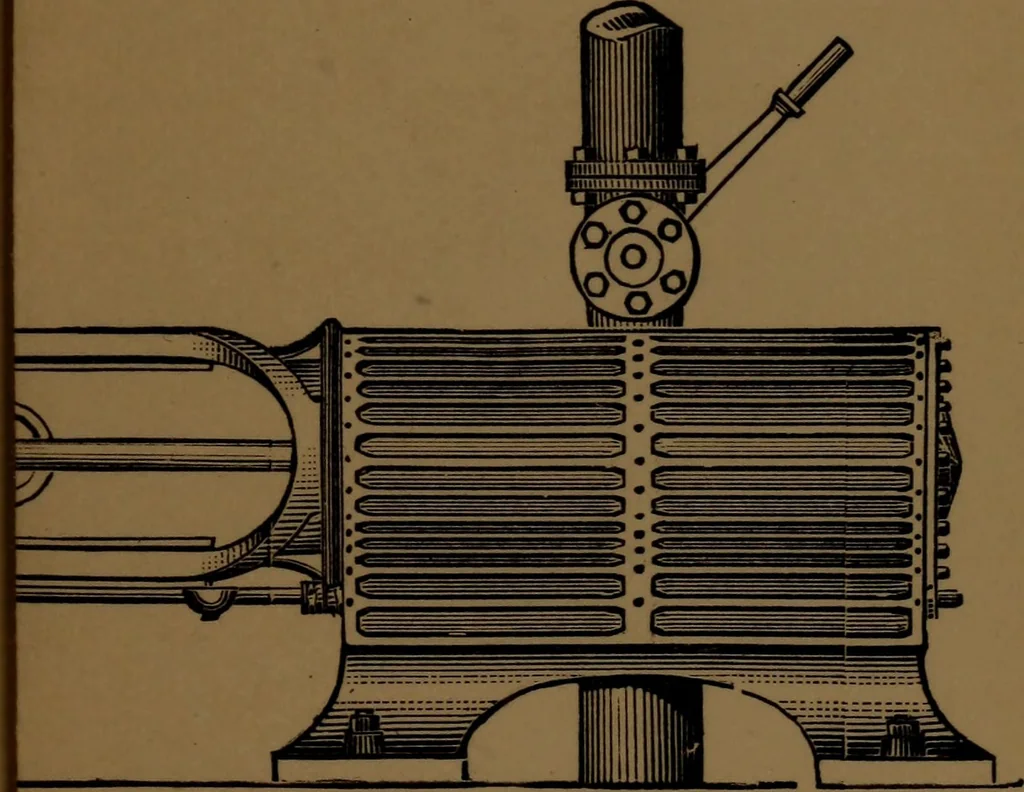 An illustration from Stationary steam engines; especially as adapted to electric lighting purposes, 1884, leaf 96