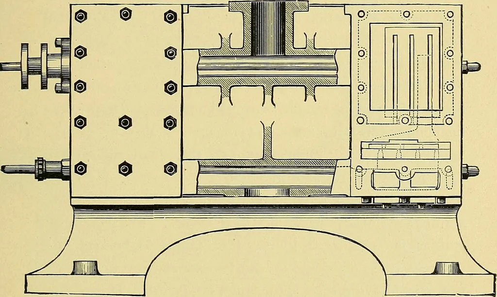 An illustration from Stationary steam engines, simple and compound; especially as adapted to light and power plants, 1899, leaf 110