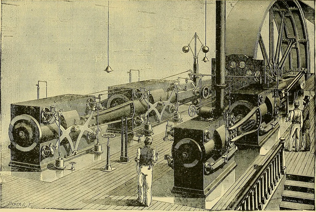 An illustration from Stationary steam engines, simple and compound; especially as adapted to light and power plants, 1899, leaf 230