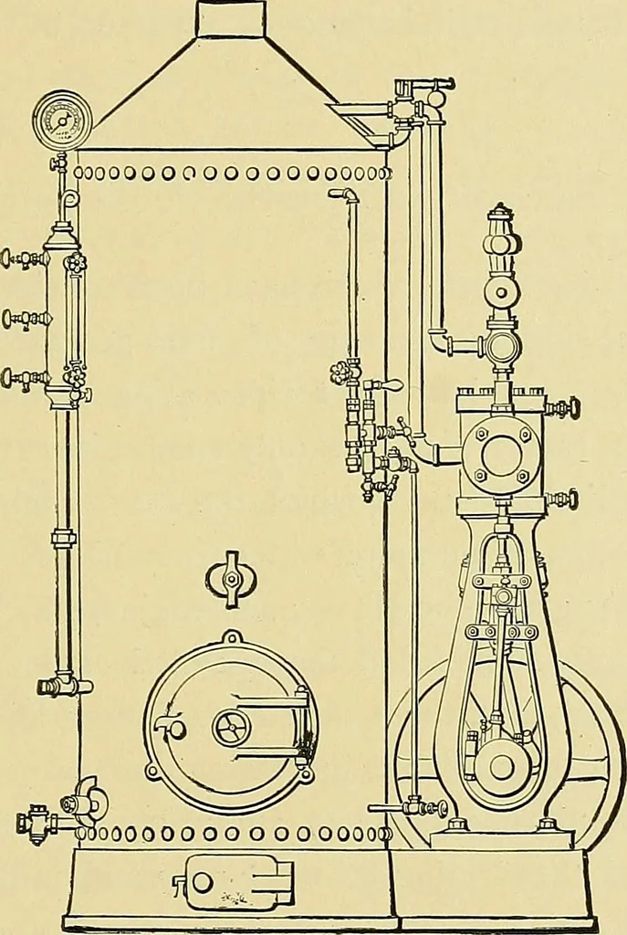 An illustration from Stationary steam engines, simple and compound; especially as adapted to light and power plants, 1902, leaf 184