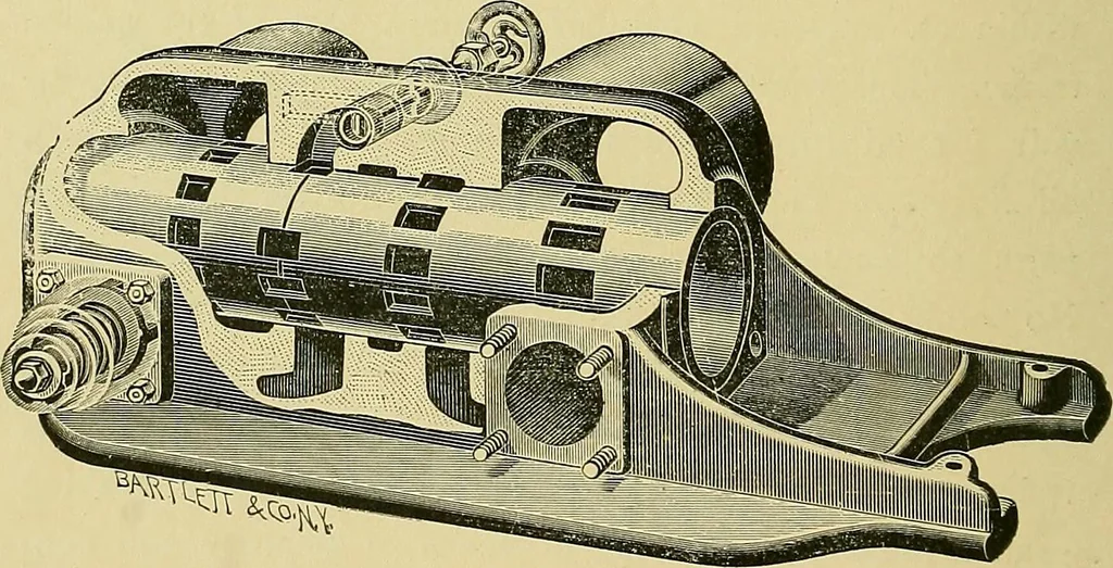 An illustration from Stationary steam engines, simple and compound; especially as adapted to light and power plants, 1902, leaf 195