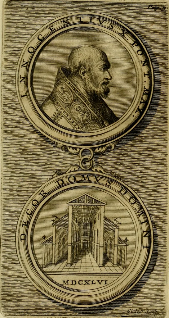 An illustration from Stato della SS. chiesa papale Lateranense nell'anno MDCCXXIII, 1723, leaf 29