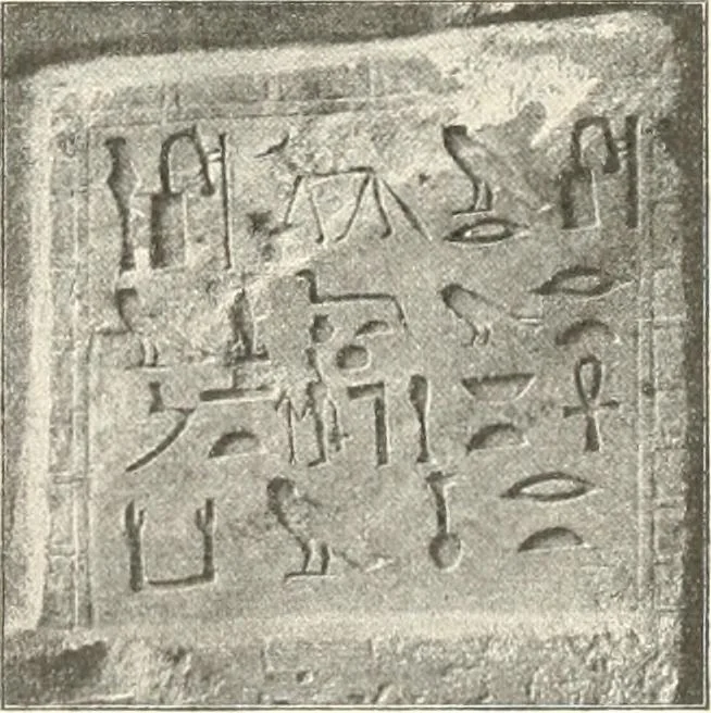 An illustration from Statuen und Statuetten von Königen und Privatleuten im Museum von Kairo, Nr. 1-1294, 1911, leaf 132
