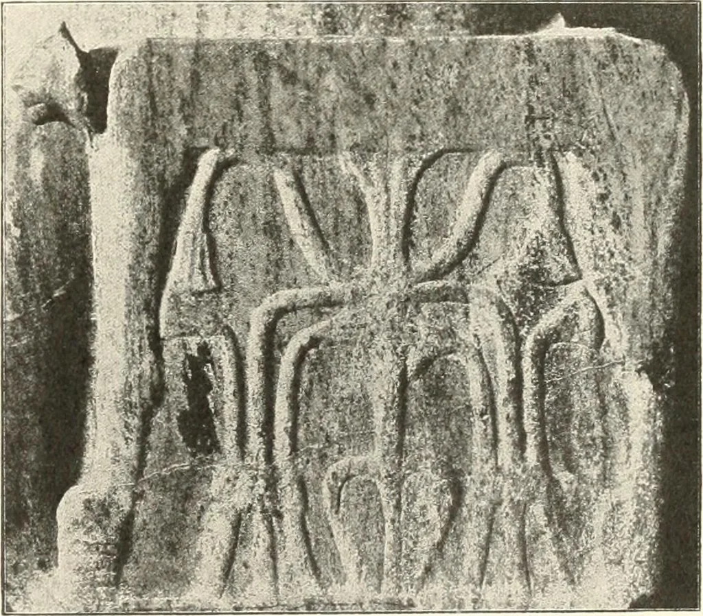 An illustration from Statuen und Statuetten von Königen und Privatleuten im Museum von Kairo, Nr. 1-1294, 1911, leaf 20
