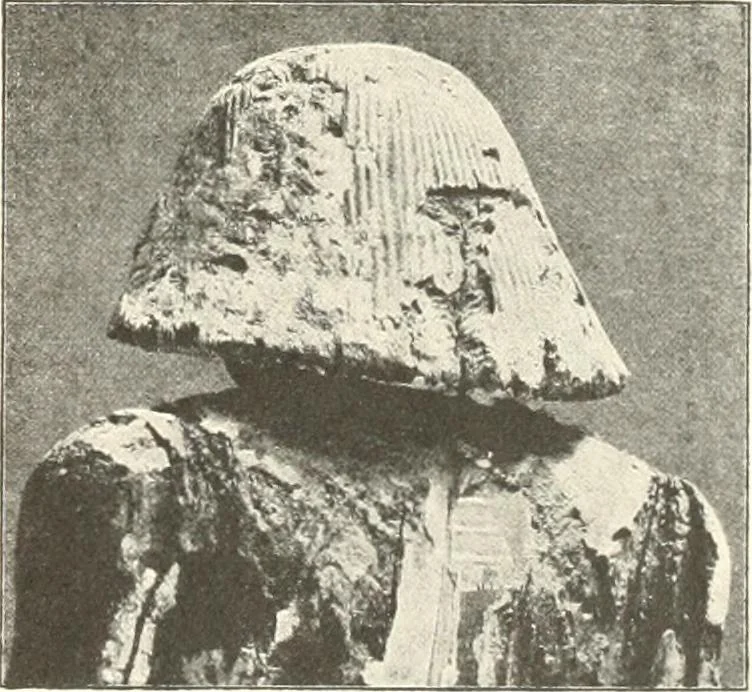An illustration from Statuen und Statuetten von Königen und Privatleuten im Museum von Kairo, Nr. 1-1294, 1911, leaf 206