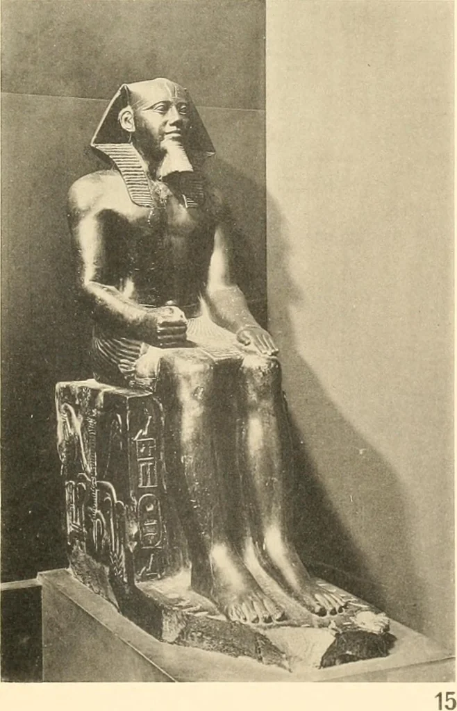 An illustration from Statuen und Statuetten von Königen und Privatleuten im Museum von Kairo, Nr. 1-1294, 1911, leaf 214