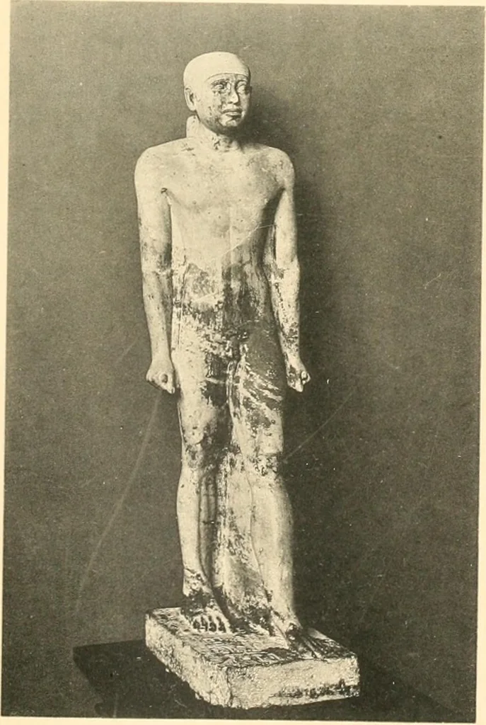 An illustration from Statuen und Statuetten von Königen und Privatleuten im Museum von Kairo, Nr. 1-1294, 1911, leaf 218