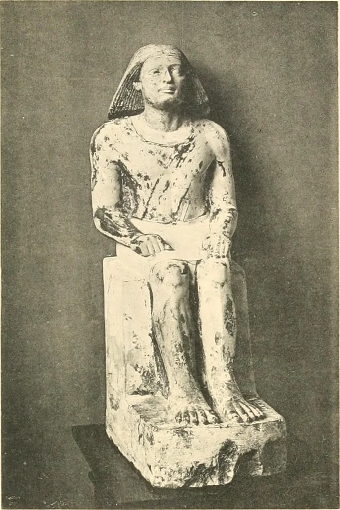 An illustration from Statuen und Statuetten von Königen und Privatleuten im Museum von Kairo, Nr. 1-1294, 1911, leaf 220