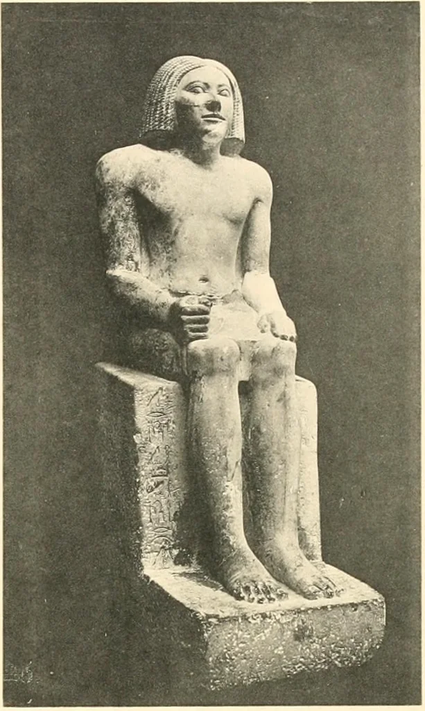 An illustration from Statuen und Statuetten von Königen und Privatleuten im Museum von Kairo, Nr. 1-1294, 1911, leaf 220