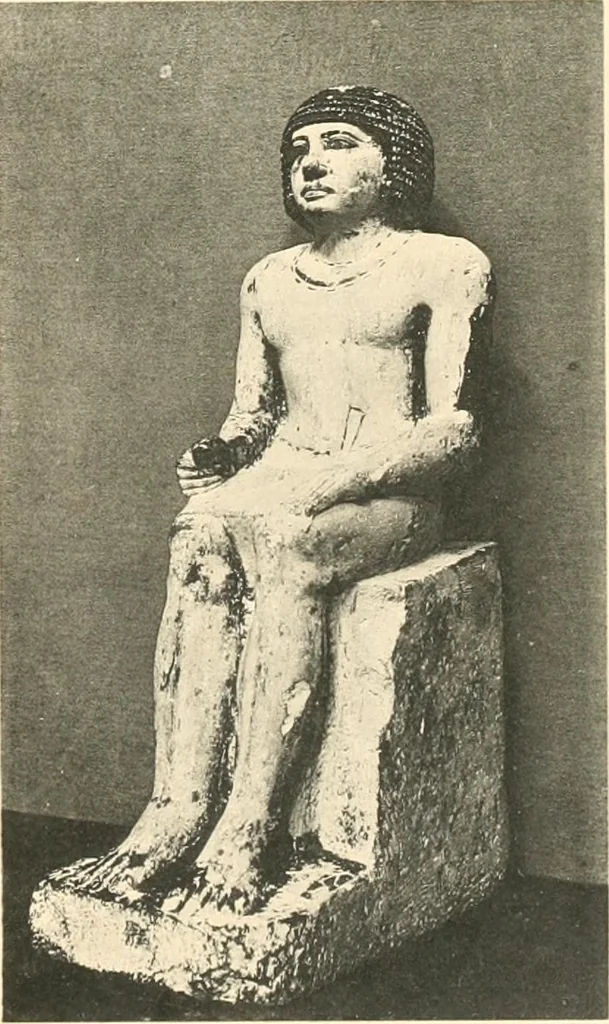 An illustration from Statuen und Statuetten von Königen und Privatleuten im Museum von Kairo, Nr. 1-1294, 1911, leaf 220