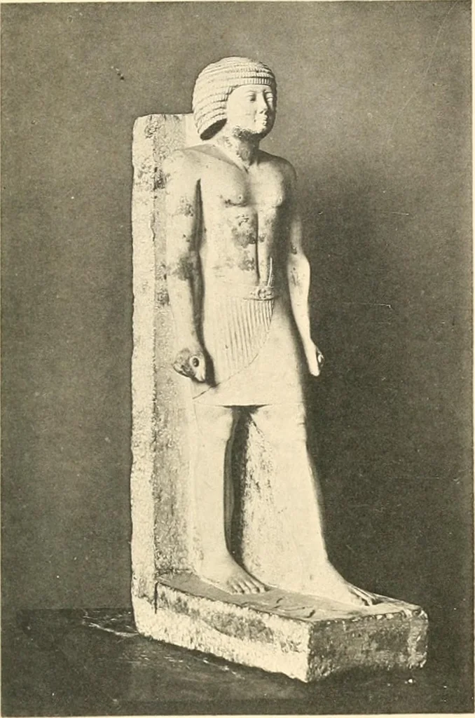 An illustration from Statuen und Statuetten von Königen und Privatleuten im Museum von Kairo, Nr. 1-1294, 1911, leaf 222