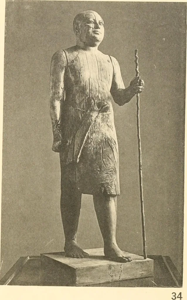 An illustration from Statuen und Statuetten von Königen und Privatleuten im Museum von Kairo, Nr. 1-1294, 1911, leaf 224