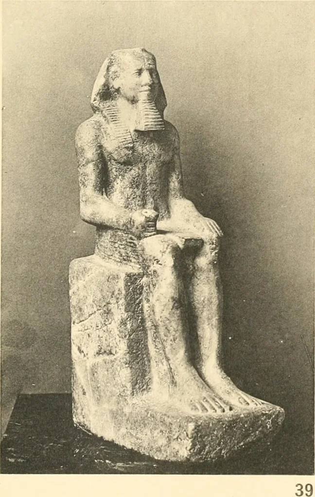 An illustration from Statuen und Statuetten von Königen und Privatleuten im Museum von Kairo, Nr. 1-1294, 1911, leaf 226
