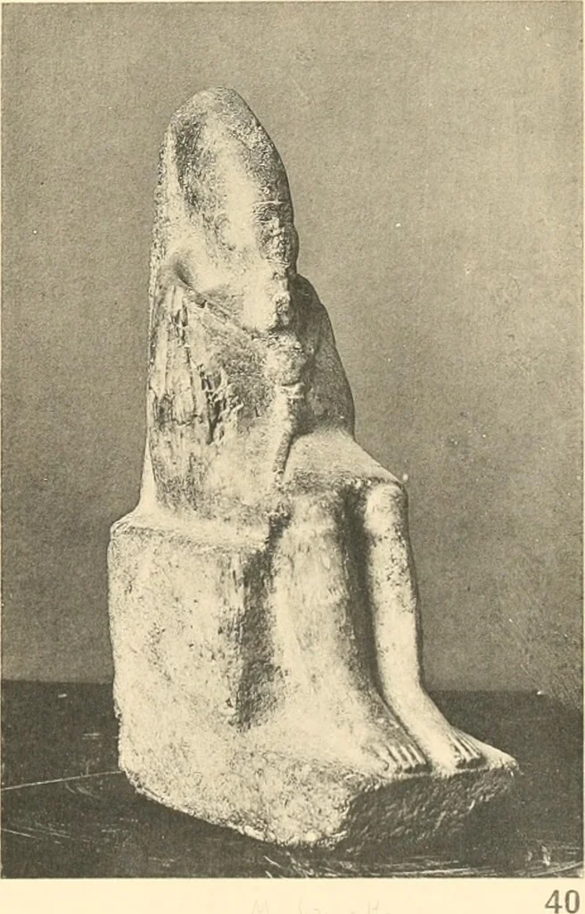 An illustration from Statuen und Statuetten von Königen und Privatleuten im Museum von Kairo, Nr. 1-1294, 1911, leaf 226