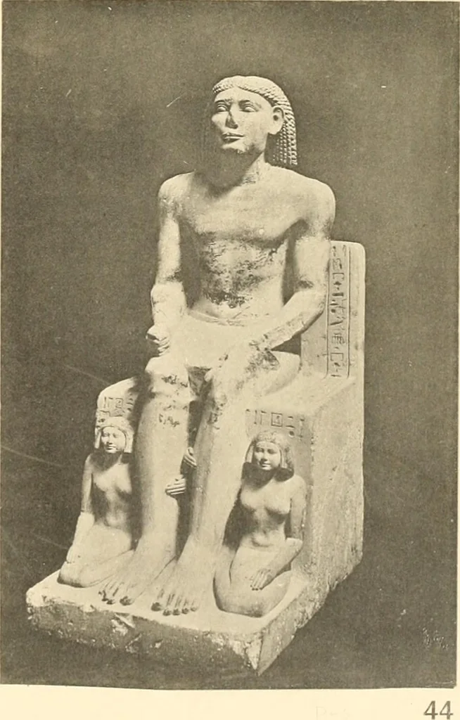 An illustration from Statuen und Statuetten von Königen und Privatleuten im Museum von Kairo, Nr. 1-1294, 1911, leaf 228