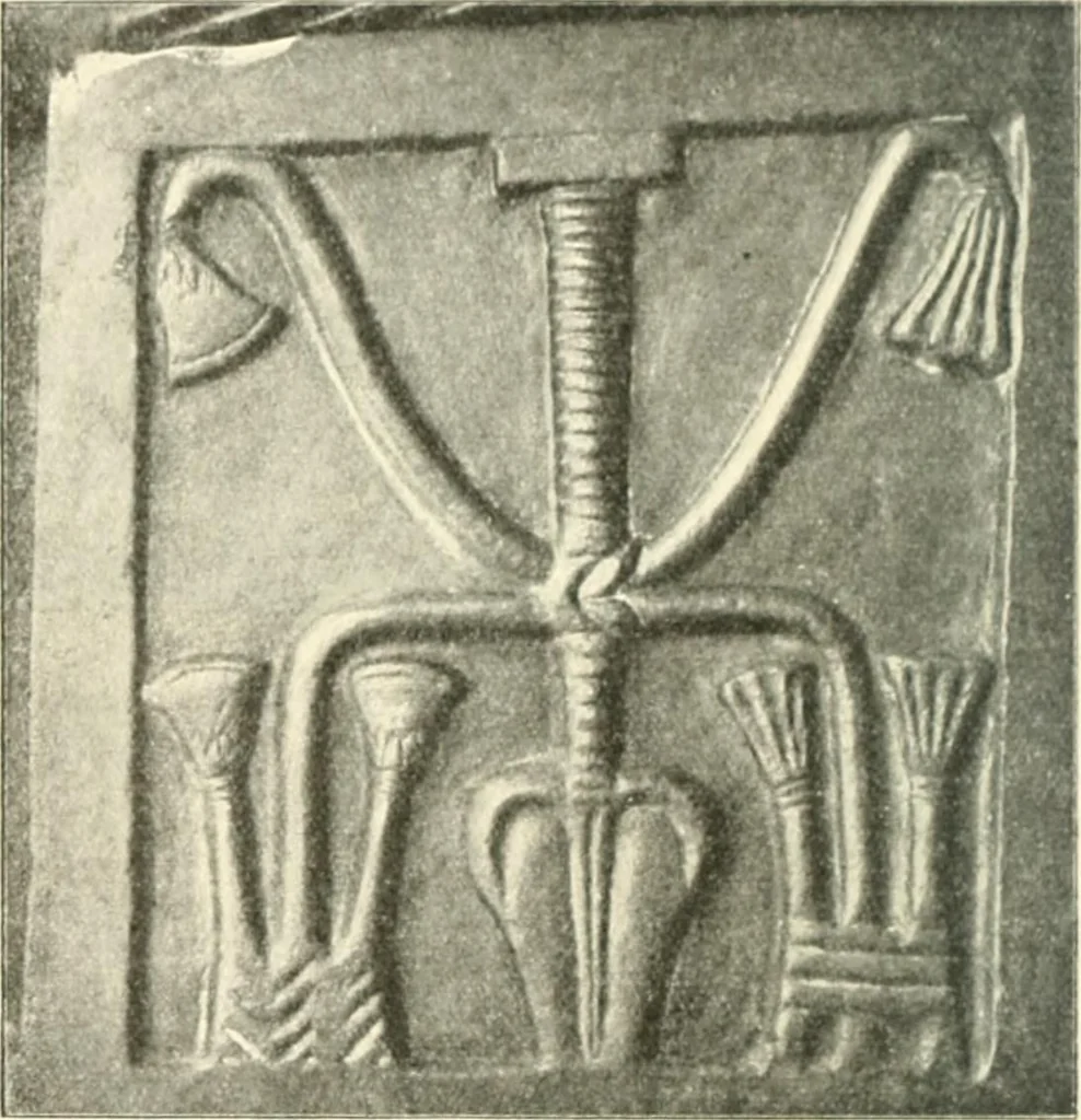An illustration from Statuen und Statuetten von Königen und Privatleuten im Museum von Kairo, Nr. 1-1294, 1911, leaf 23