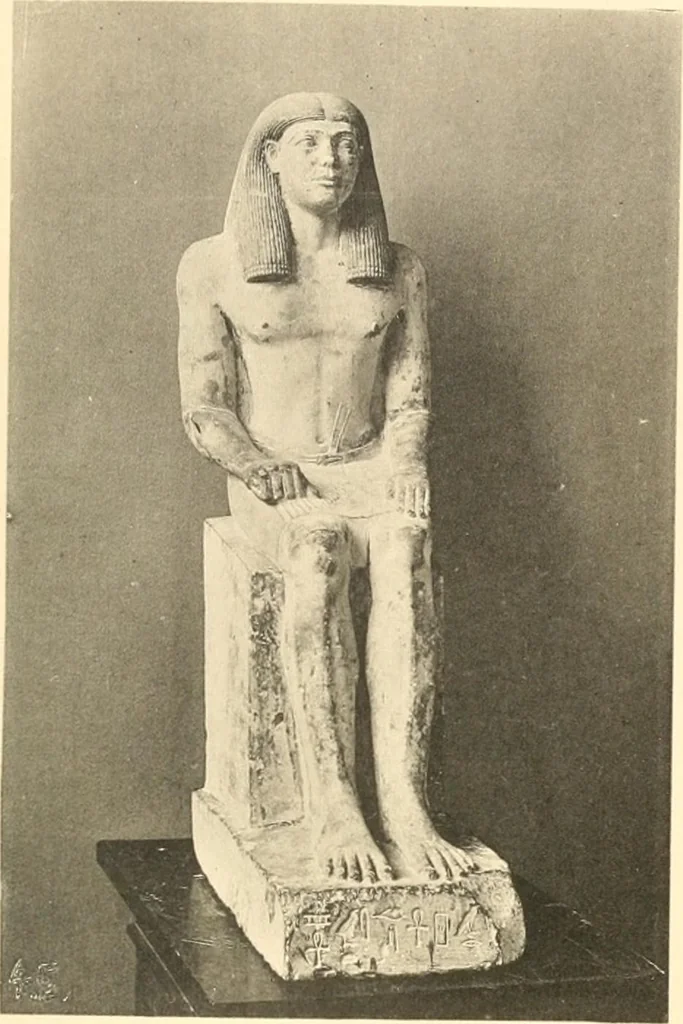 An illustration from Statuen und Statuetten von Königen und Privatleuten im Museum von Kairo, Nr. 1-1294, 1911, leaf 230