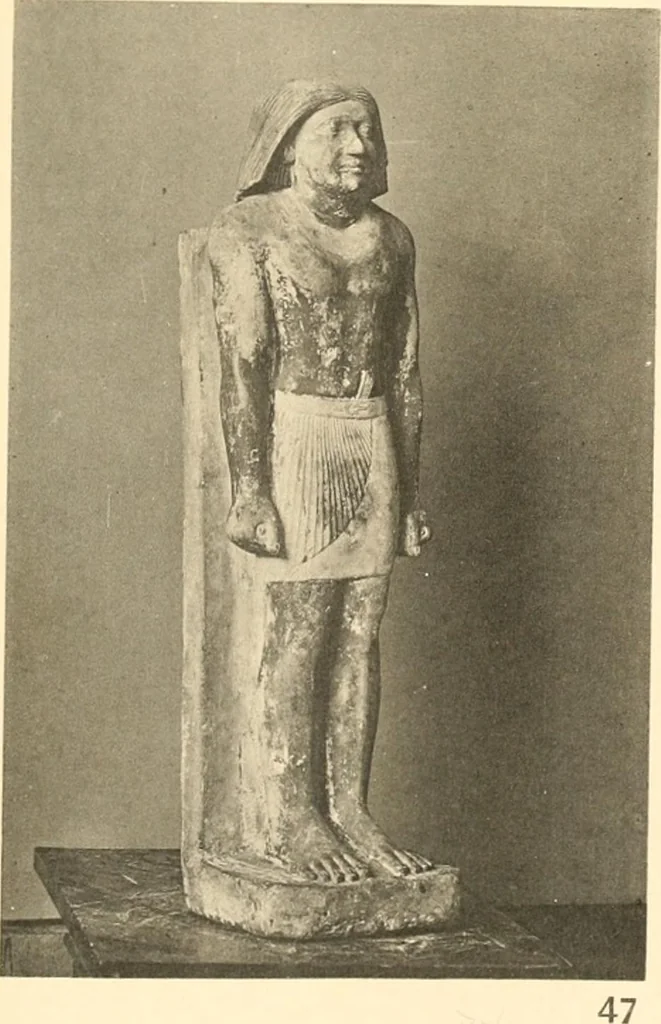 An illustration from Statuen und Statuetten von Königen und Privatleuten im Museum von Kairo, Nr. 1-1294, 1911, leaf 230