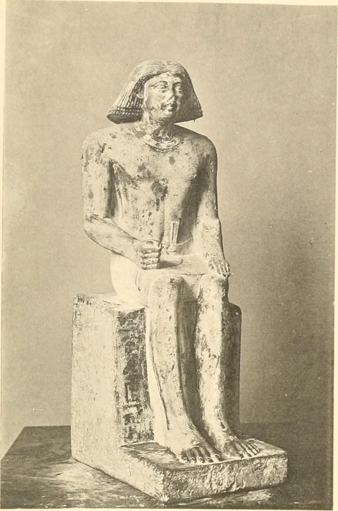 An illustration from Statuen und Statuetten von Königen und Privatleuten im Museum von Kairo, Nr. 1-1294, 1911, leaf 232