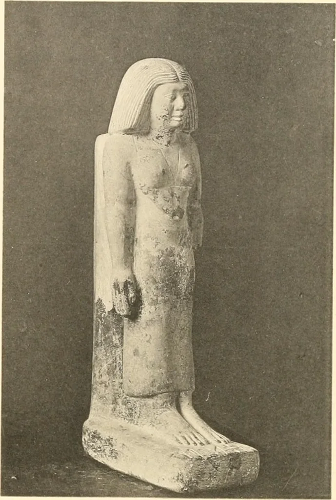 An illustration from Statuen und Statuetten von Königen und Privatleuten im Museum von Kairo, Nr. 1-1294, 1911, leaf 232
