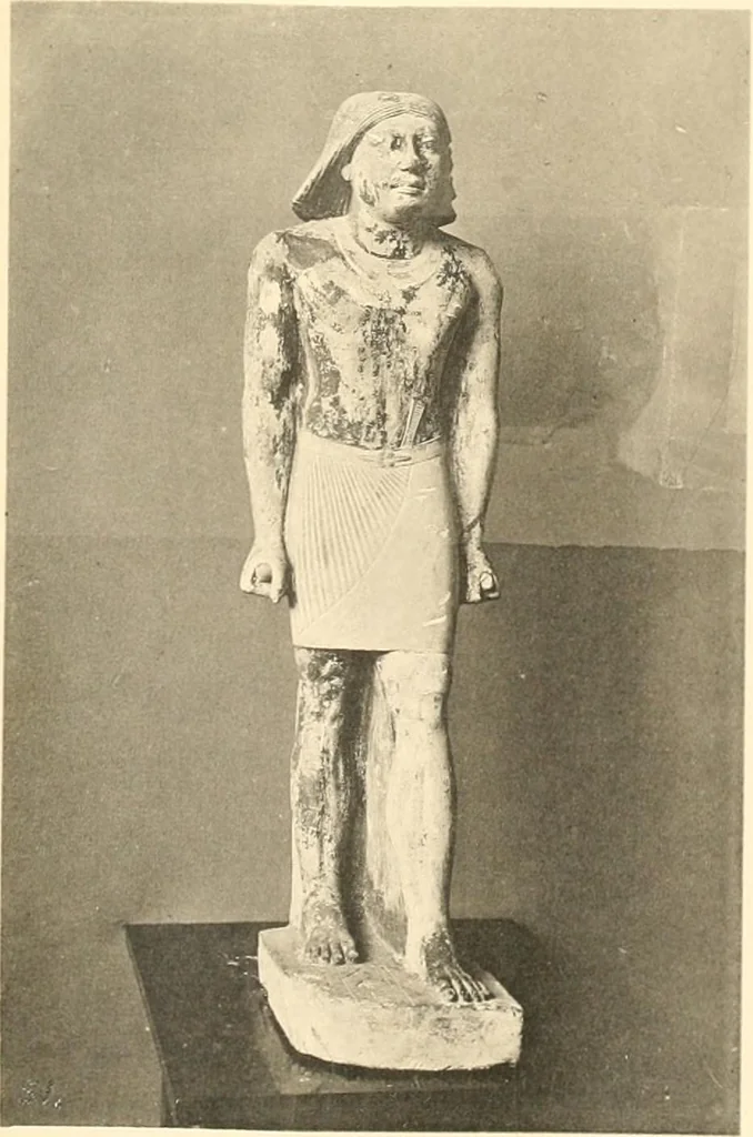 An illustration from Statuen und Statuetten von Königen und Privatleuten im Museum von Kairo, Nr. 1-1294, 1911, leaf 232