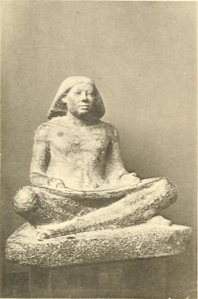 An illustration from Statuen und Statuetten von Königen und Privatleuten im Museum von Kairo, Nr. 1-1294, 1911, leaf 236