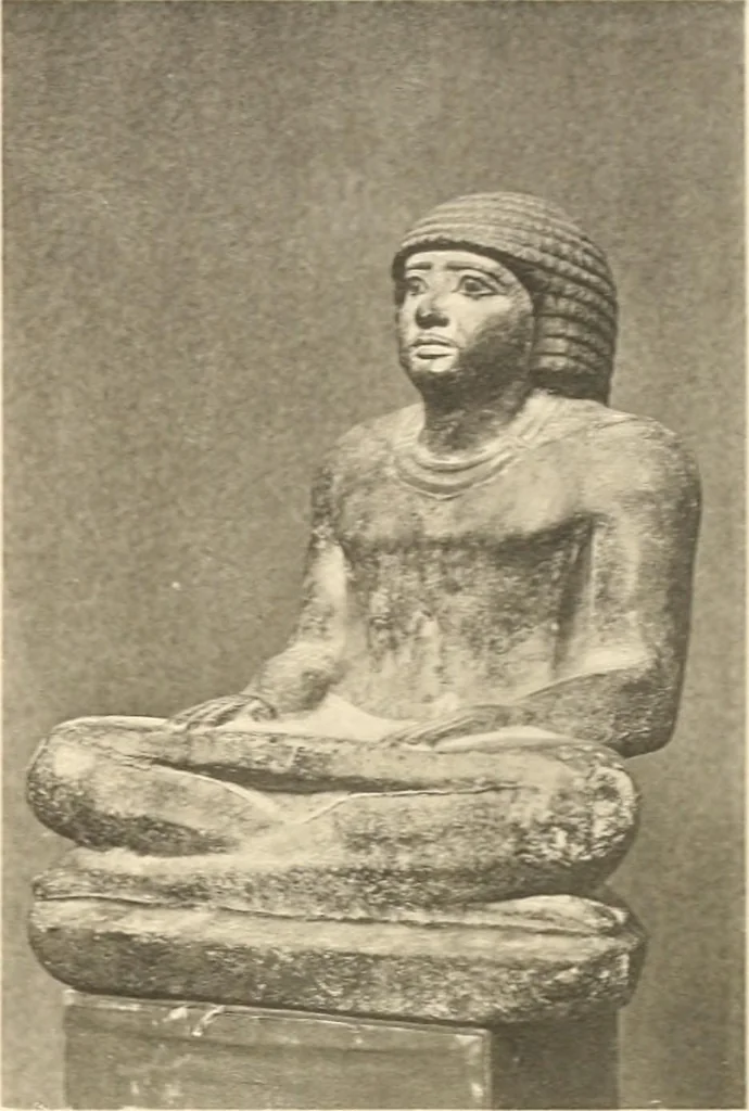 An illustration from Statuen und Statuetten von Königen und Privatleuten im Museum von Kairo, Nr. 1-1294, 1911, leaf 236