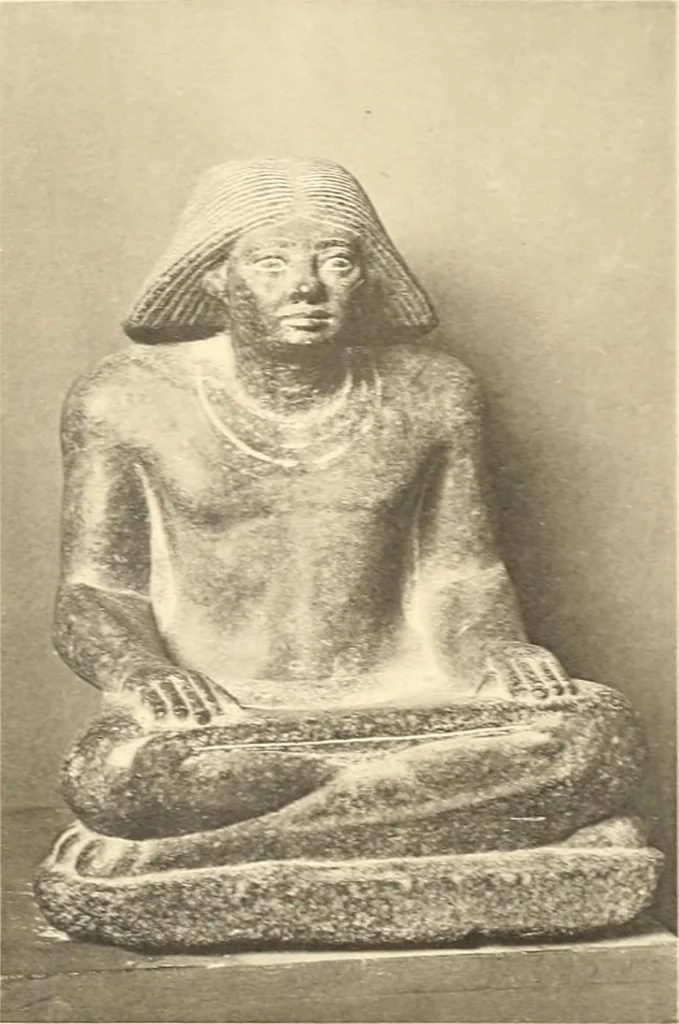 An illustration from Statuen und Statuetten von Königen und Privatleuten im Museum von Kairo, Nr. 1-1294, 1911, leaf 236