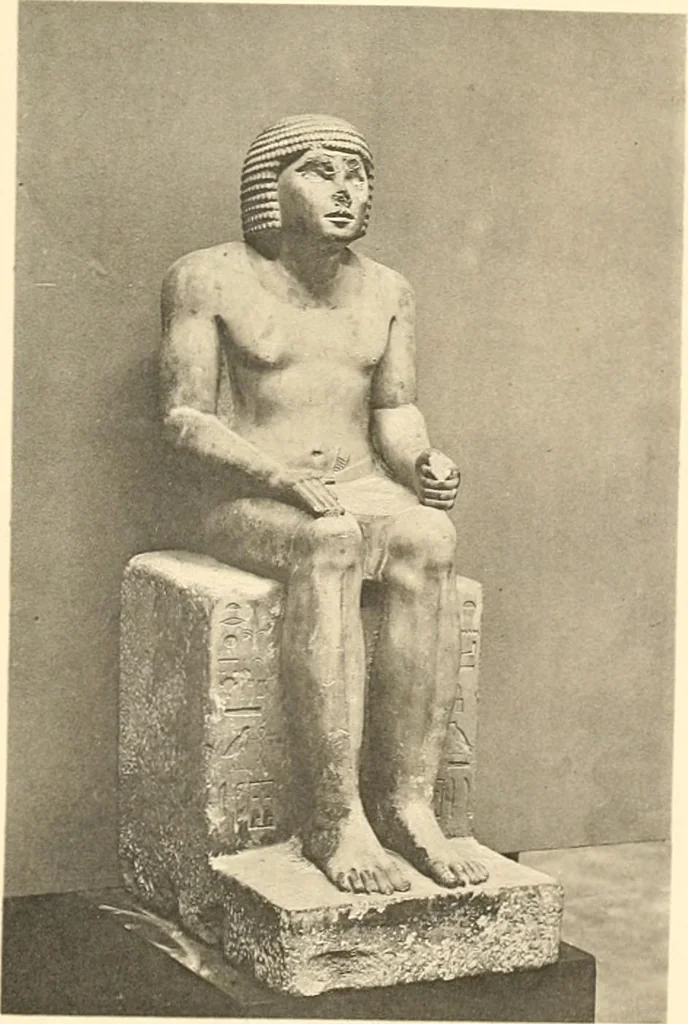 An illustration from Statuen und Statuetten von Königen und Privatleuten im Museum von Kairo, Nr. 1-1294, 1911, leaf 238