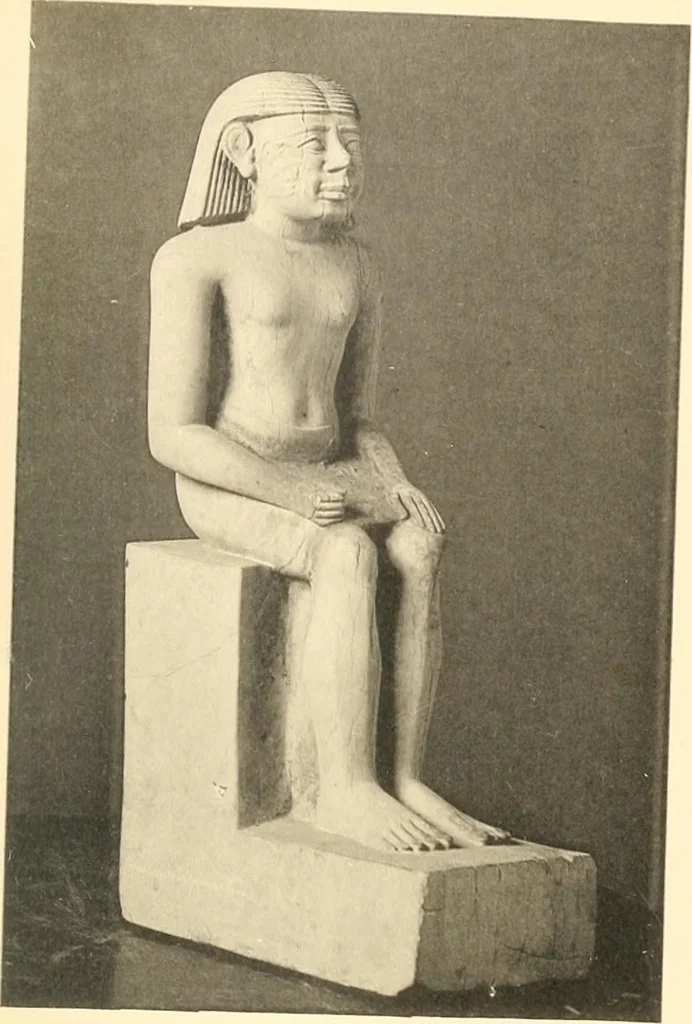 An illustration from Statuen und Statuetten von Königen und Privatleuten im Museum von Kairo, Nr. 1-1294, 1911, leaf 240