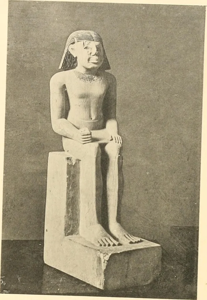 An illustration from Statuen und Statuetten von Königen und Privatleuten im Museum von Kairo, Nr. 1-1294, 1911, leaf 240
