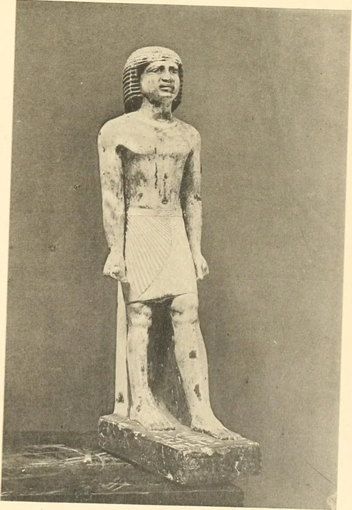 An illustration from Statuen und Statuetten von Königen und Privatleuten im Museum von Kairo, Nr. 1-1294, 1911, leaf 240