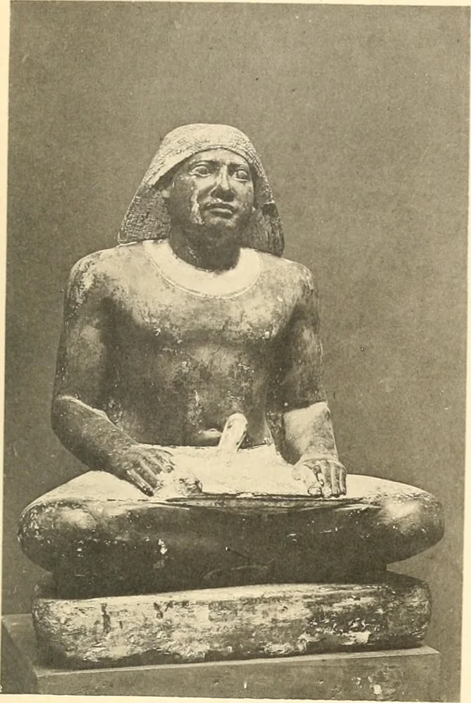 An illustration from Statuen und Statuetten von Königen und Privatleuten im Museum von Kairo, Nr. 1-1294, 1911, leaf 242