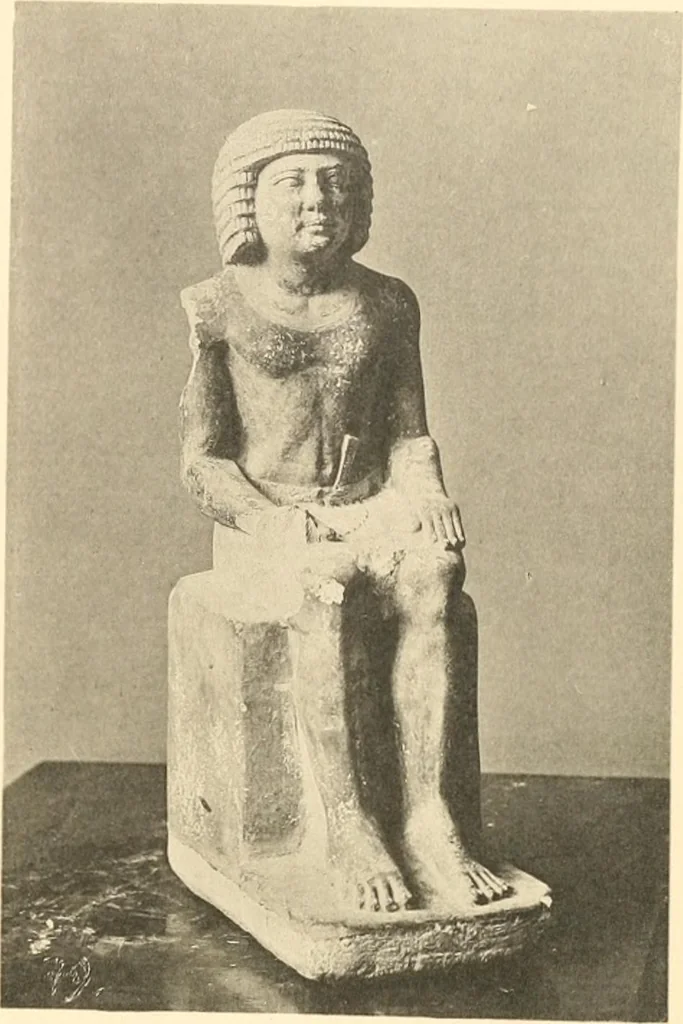 An illustration from Statuen und Statuetten von Königen und Privatleuten im Museum von Kairo, Nr. 1-1294, 1911, leaf 242