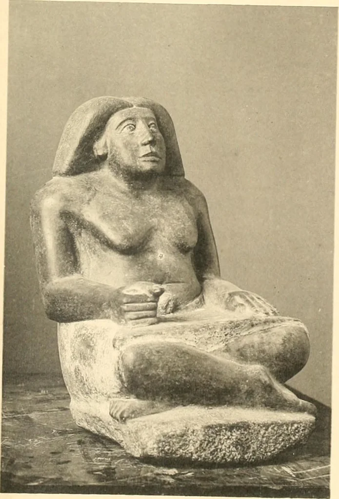 An illustration from Statuen und Statuetten von Königen und Privatleuten im Museum von Kairo, Nr. 1-1294, 1911, leaf 242