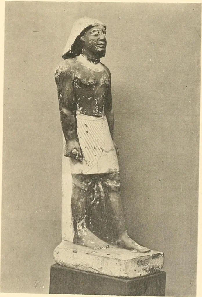 An illustration from Statuen und Statuetten von Königen und Privatleuten im Museum von Kairo, Nr. 1-1294, 1911, leaf 242
