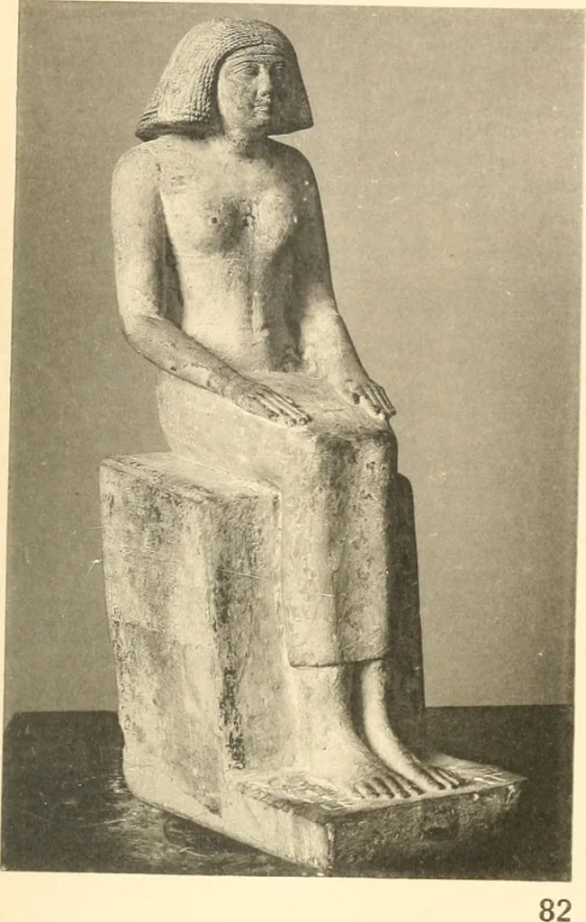 An illustration from Statuen und Statuetten von Königen und Privatleuten im Museum von Kairo, Nr. 1-1294, 1911, leaf 244