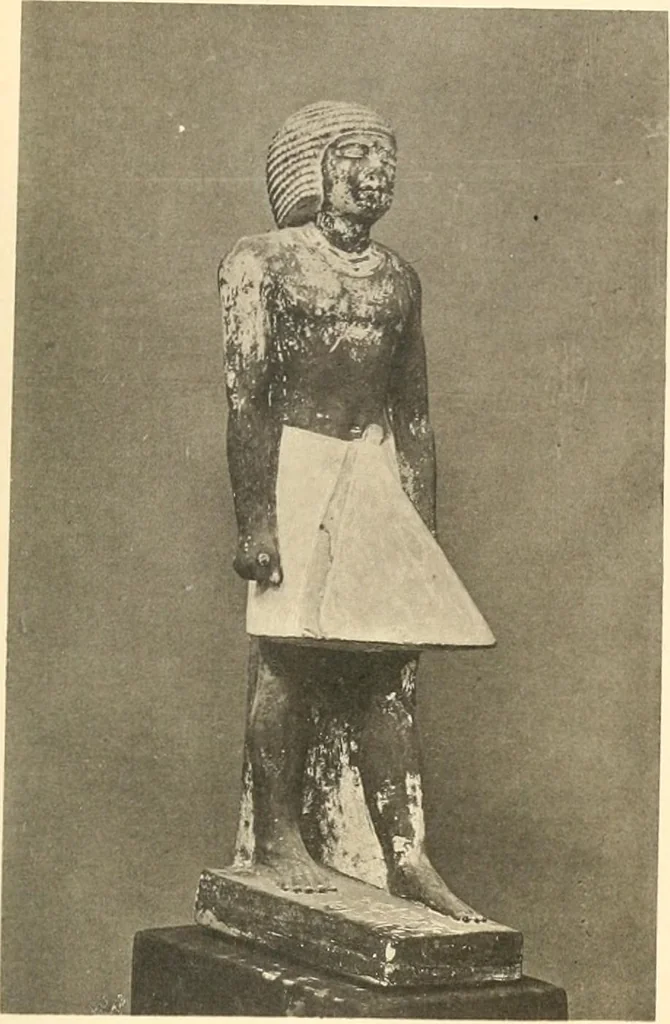 An illustration from Statuen und Statuetten von Königen und Privatleuten im Museum von Kairo, Nr. 1-1294, 1911, leaf 246