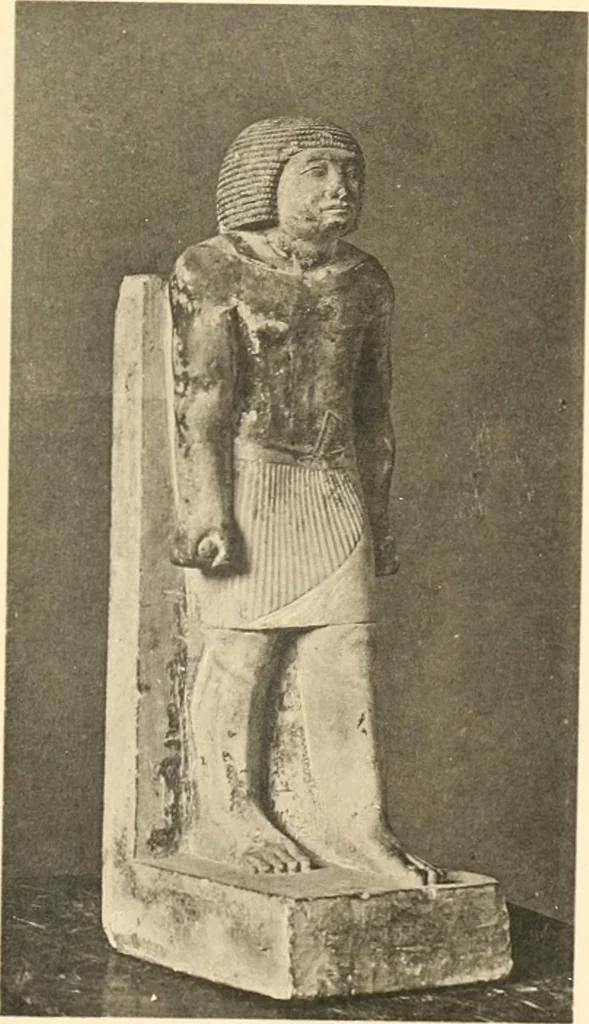 An illustration from Statuen und Statuetten von Königen und Privatleuten im Museum von Kairo, Nr. 1-1294, 1911, leaf 246