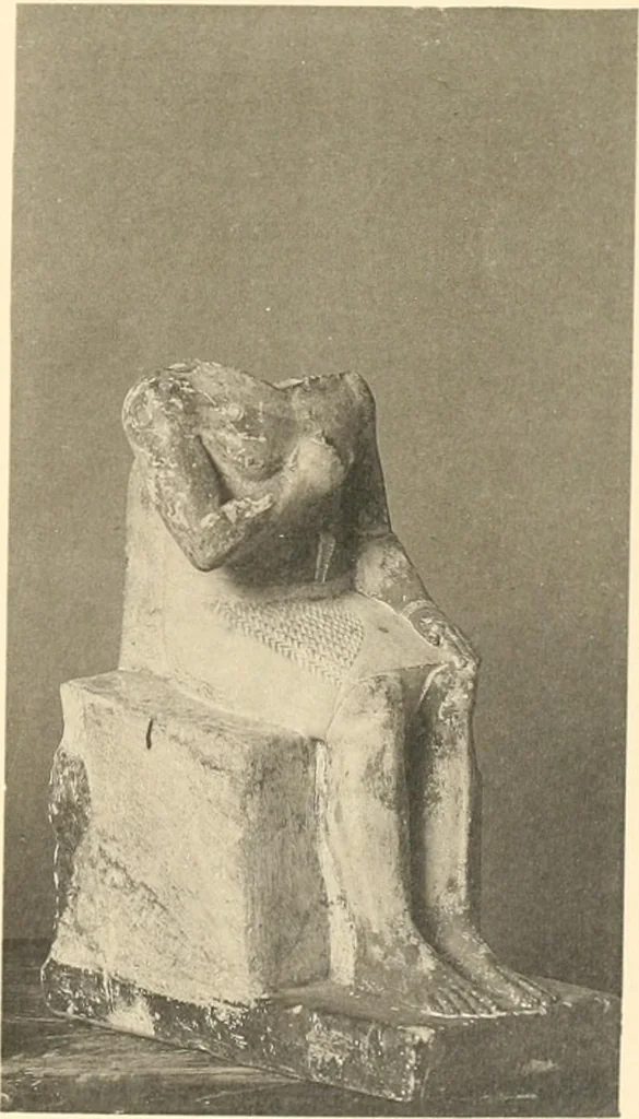 An illustration from Statuen und Statuetten von Königen und Privatleuten im Museum von Kairo, Nr. 1-1294, 1911, leaf 246