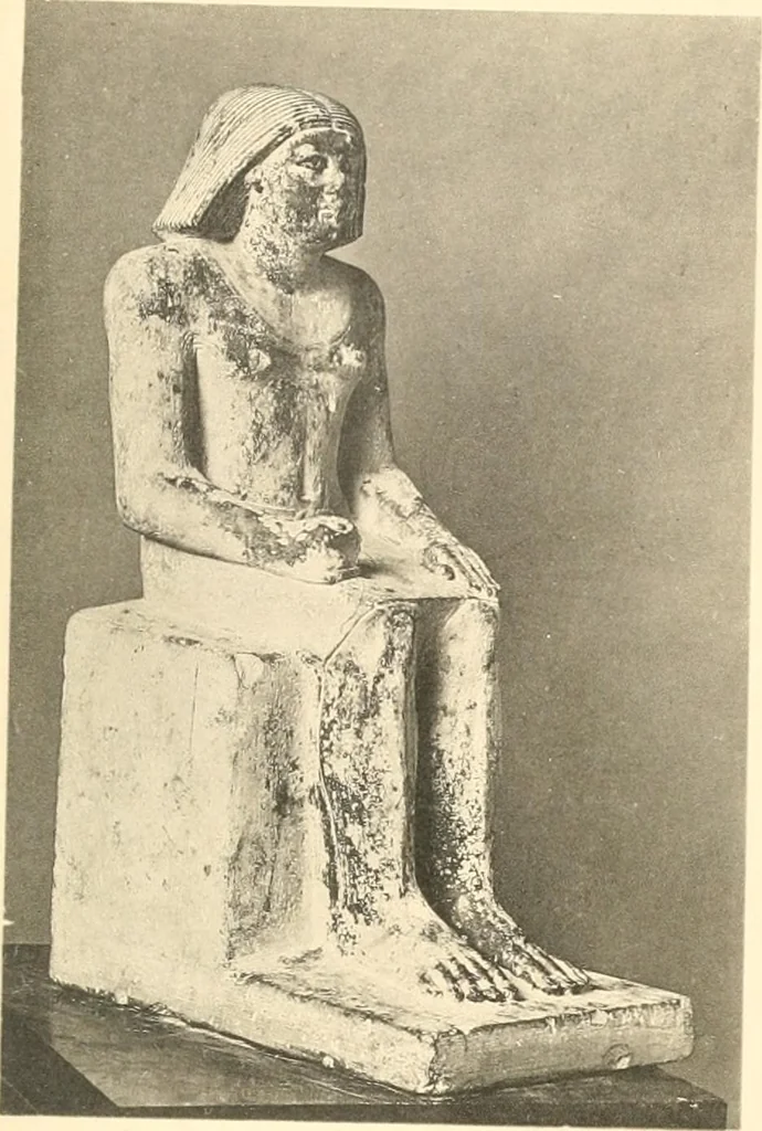 An illustration from Statuen und Statuetten von Königen und Privatleuten im Museum von Kairo, Nr. 1-1294, 1911, leaf 248