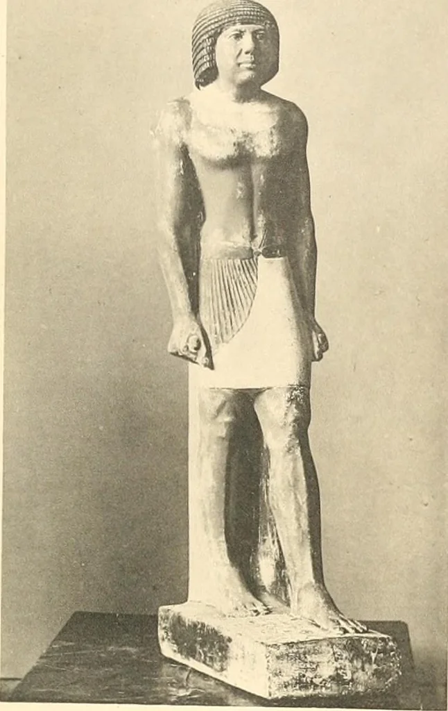 An illustration from Statuen und Statuetten von Königen und Privatleuten im Museum von Kairo, Nr. 1-1294, 1911, leaf 250