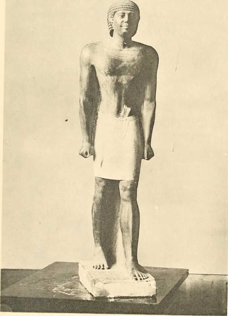 An illustration from Statuen und Statuetten von Königen und Privatleuten im Museum von Kairo, Nr. 1-1294, 1911, leaf 250