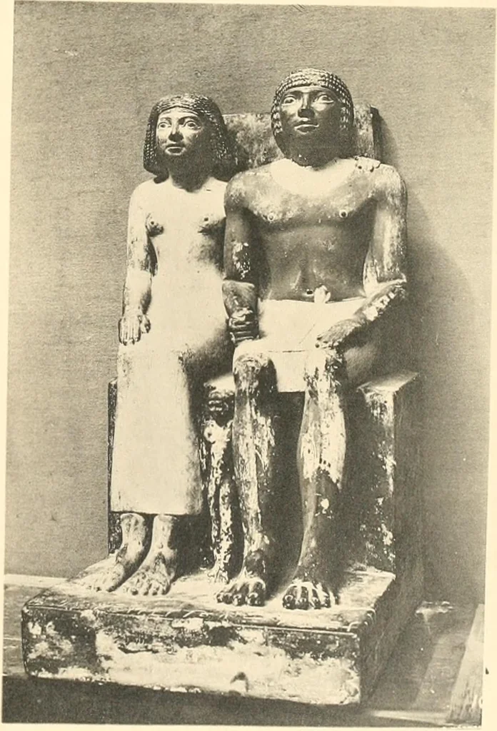 An illustration from Statuen und Statuetten von Königen und Privatleuten im Museum von Kairo, Nr. 1-1294, 1911, leaf 250