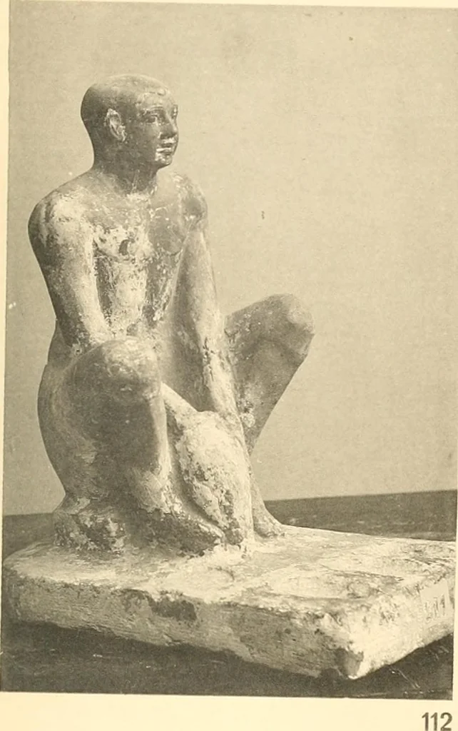 An illustration from Statuen und Statuetten von Königen und Privatleuten im Museum von Kairo, Nr. 1-1294, 1911, leaf 256
