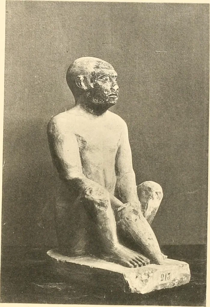 An illustration from Statuen und Statuetten von Königen und Privatleuten im Museum von Kairo, Nr. 1-1294, 1911, leaf 256
