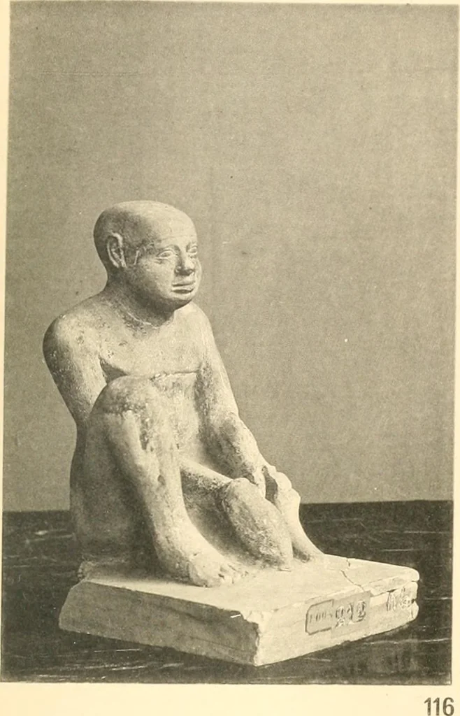 An illustration from Statuen und Statuetten von Königen und Privatleuten im Museum von Kairo, Nr. 1-1294, 1911, leaf 258