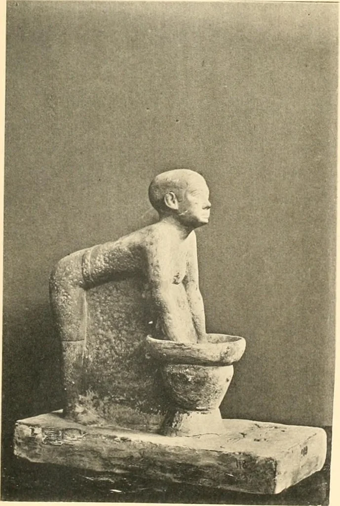 An illustration from Statuen und Statuetten von Königen und Privatleuten im Museum von Kairo, Nr. 1-1294, 1911, leaf 258