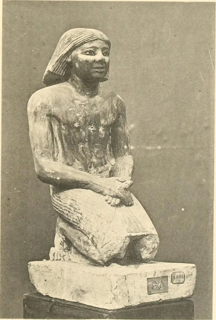 An illustration from Statuen und Statuetten von Königen und Privatleuten im Museum von Kairo, Nr. 1-1294, 1911, leaf 258