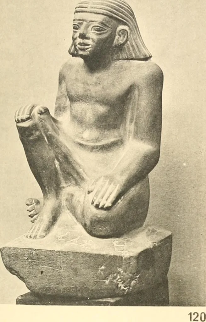 An illustration from Statuen und Statuetten von Königen und Privatleuten im Museum von Kairo, Nr. 1-1294, 1911, leaf 260